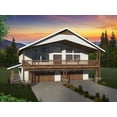 thumbnail image 1 of 001-3448: Farmhouse Garage apartment 3 Bed, 3 Bath Luxury Home Plan, 4073 Sq Ft: Full Blueprints with License to Build by Home Plan Marketplace - Lesuto, 1 of 7