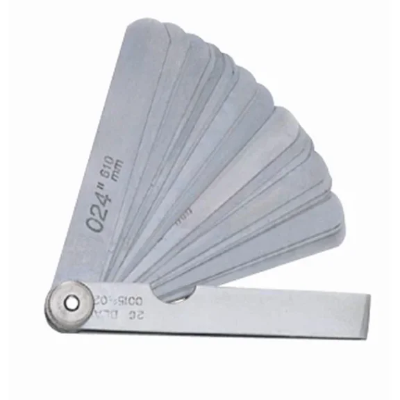 .0015" - .015" Straight Blade Feeler Or Thickness Gage