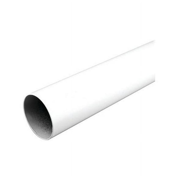 0015-6Wt 6 ft. Wht Stl Closet Pole