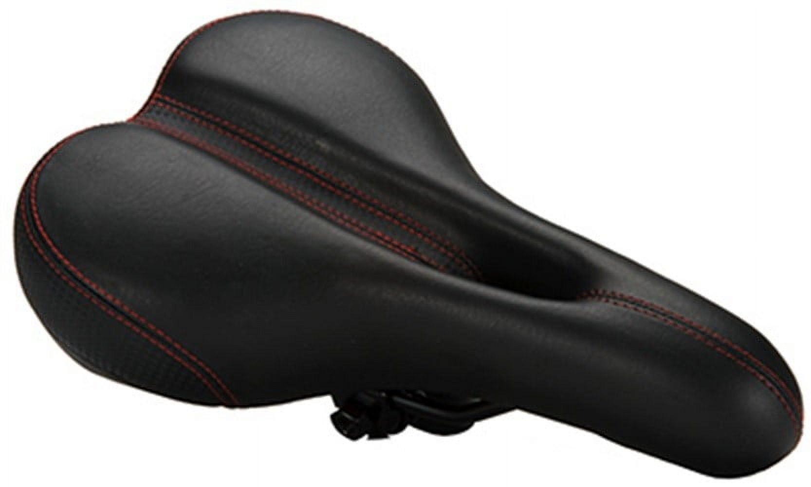 00263SD Sport Comfort Bicycle Saddle Seat, Black - Quantity 1