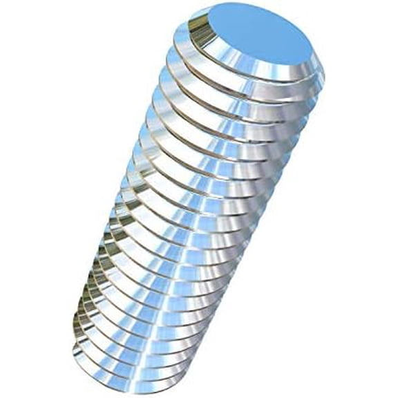 0037552, (Pack of 2) 1/2-13 X 12 UNC Threaded Rod, Rolled, Grade 2 (CP)$$Tools & Hardware Other