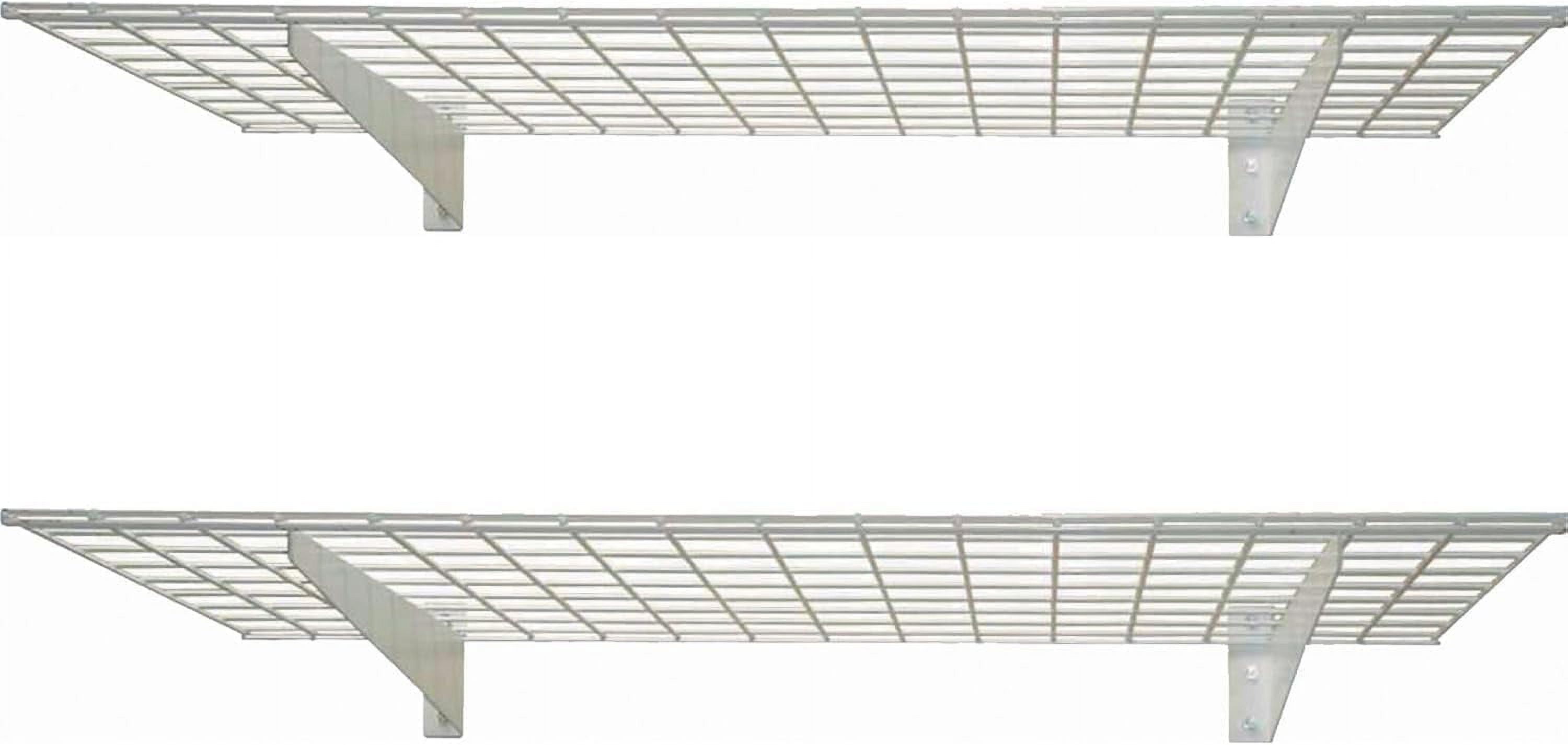 00630 2Pack Heavy Duty Steel Wall Garage Shelving, Inch X 24Inch
