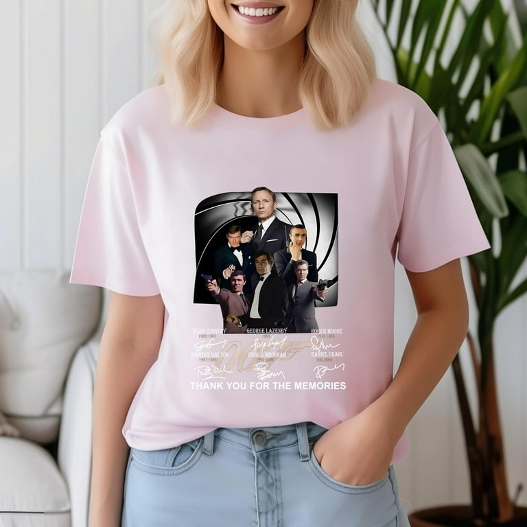 Thank You For The Memories-James-Bond-007-Gift T-Shirt Thank You For The Memories-James-Bond-007-Gift T-Shirt