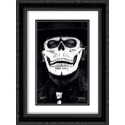 007 Spectre 18x24 Black Ornate Wood Framed Movie Poster with Double Matting