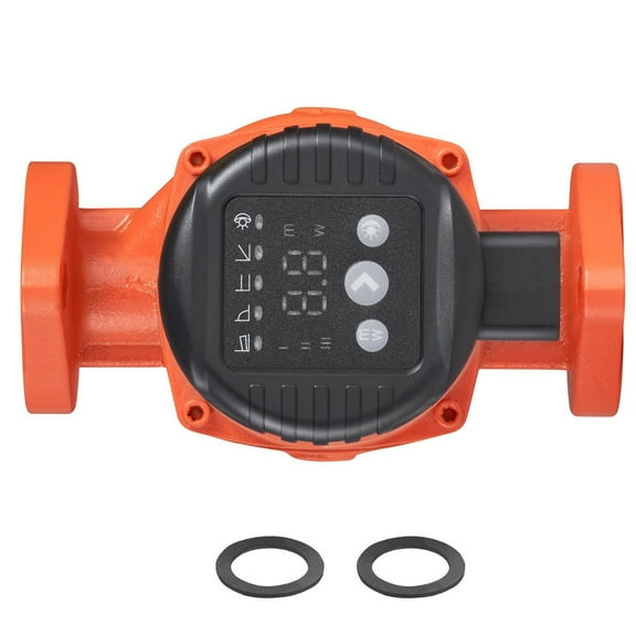 007E-2F2 High Efficiency Hot Water Circulator Pump, 42W 110V, Low Energy Consumption, Quiet Operation, for Home Heating and Domestic Hot Water Recirculation