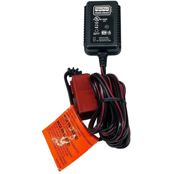 00801-1481, Fisher Price Red Super 6 Volt Battery Charger