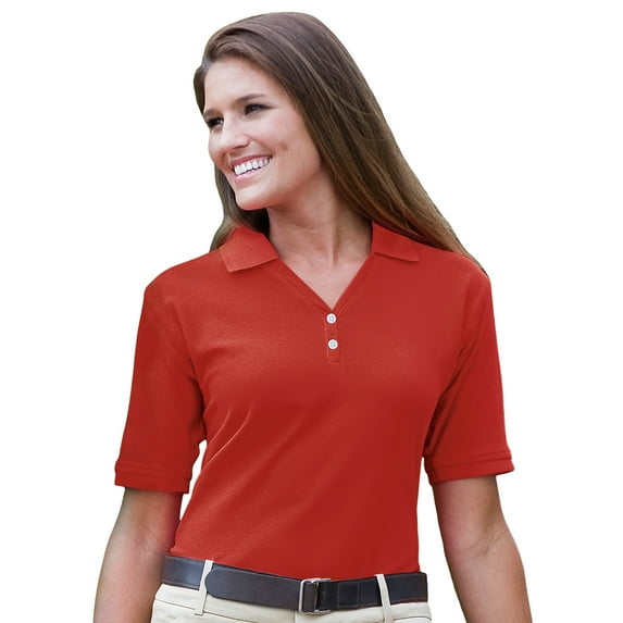 00820599026508 LADIES 100 percent PIMA COTTON FINE P 200 RED M