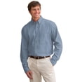 thumbnail image 1 of 00820599040528 100 percent HEAVYWEIGHT WASHED TWILL 610 LIGHT BLUE S, 1 of 1