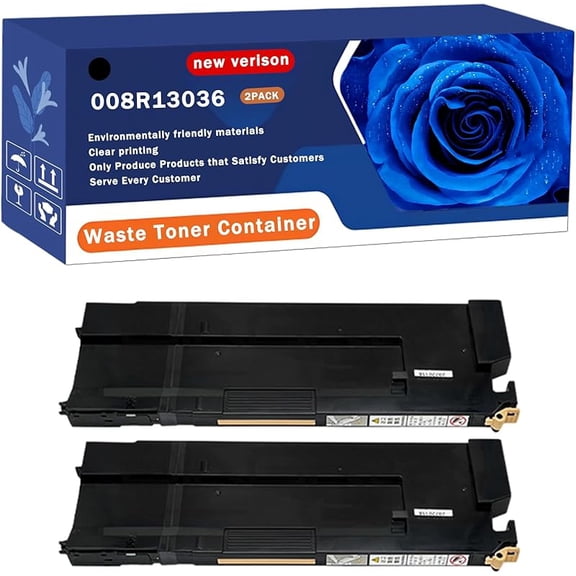008R13036 Waste Toner Container Compatible for Xerox 4110 4127 4590 4595 D110 D125 D136 D95 ED125 ED95A Printers, High Yield 30000 Pages, with Chip