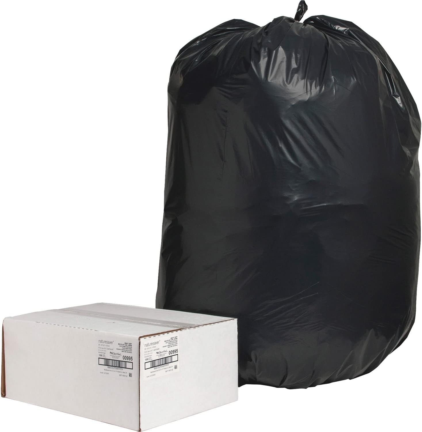 00995 Trash Can Liners,Rcycld,55-60 Gal,2.0Mil,38-Inch X58-Inch ,100/BX ...