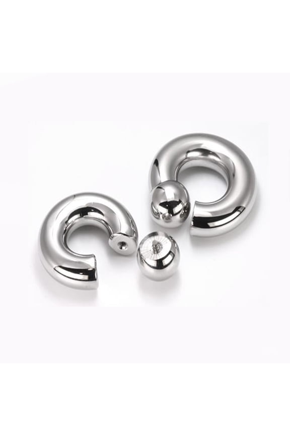 00g Internally Threaded Stainless Steel Screw on Ball Ring 16MM Prince Albert PA