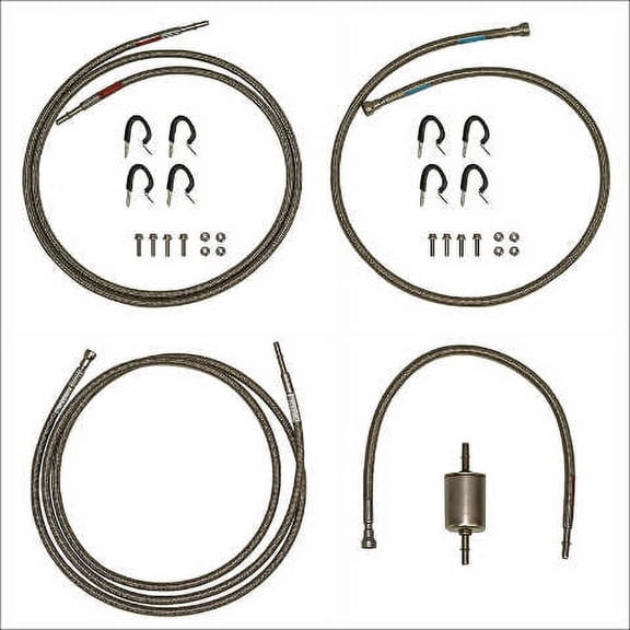 01-03 GM GM 2500HD / 3500 Crew Cab Gas Engine, Quick Fix Fuel Line Kit-QFF0008SS