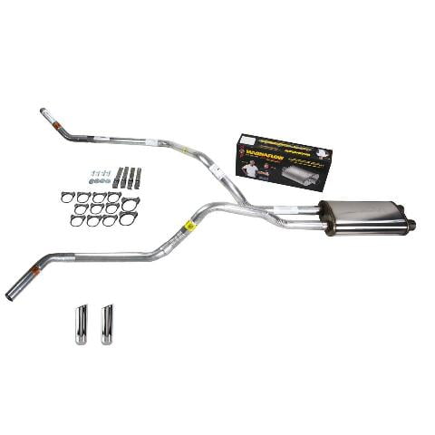 01-06 Chevy GMC Truck 6.0L / 8.1L MAN dual exhaust 2.5 Magnaflow RW Tip CRN EX
