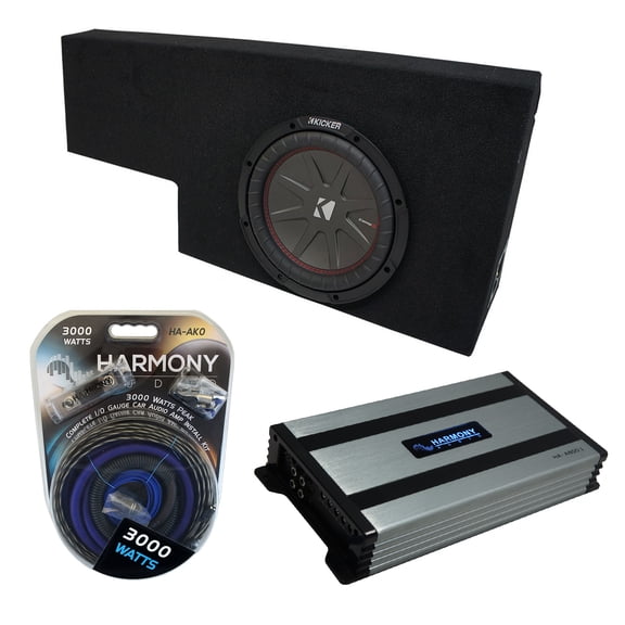 01-06 Chevy Silverado 1500 Crew Kicker CompR CWR10 Vent 10 Sub Box HA-A800.1