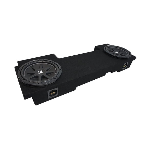 02-13 Chevy Silverado HD Crew Truck Kicker Comp C12 Dual 12" Sub Box Final 2 Ohm