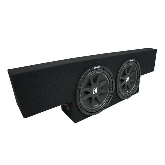 01-06 Chevy Silverado Non-HD Crew Truck Kicker Comp C10 Dual 10" Sub Box 2 Ohm