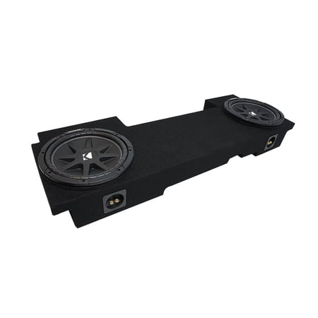02-13 GMC Sierra HD Crew Truck Kicker Comp C12 Dual 12" Sub Box New Final 2 Ohm
