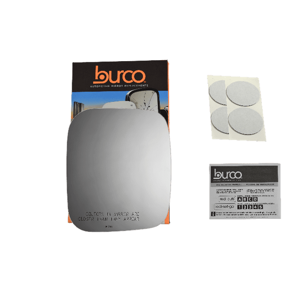 01-06 Mitsu Montero Right Passenger Convex Mirror Glass Lens w/Adhesive USA