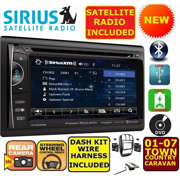01-07 CARAVAN TOWN & COUNTRY BLUETOOTH TOUCHSCREEN CD DVD USB Car Radio Stereo
