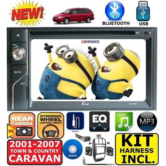 01-07 CARAVAN TOWN & COUNTRY BLUETOOTH TOUCHSCREEN CD DVD USB Car Radio Stereo