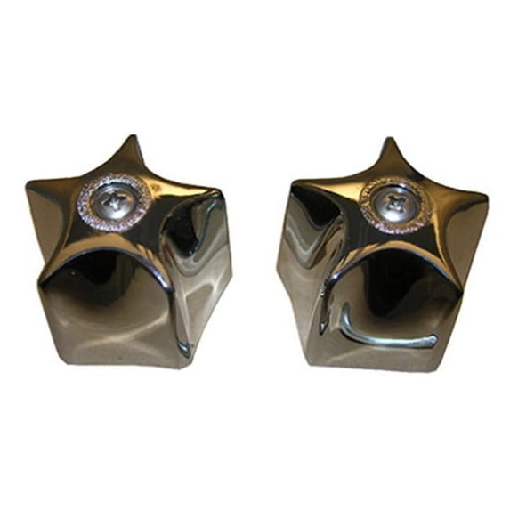 01-4009 Pair Chrome Can Faucet Handle