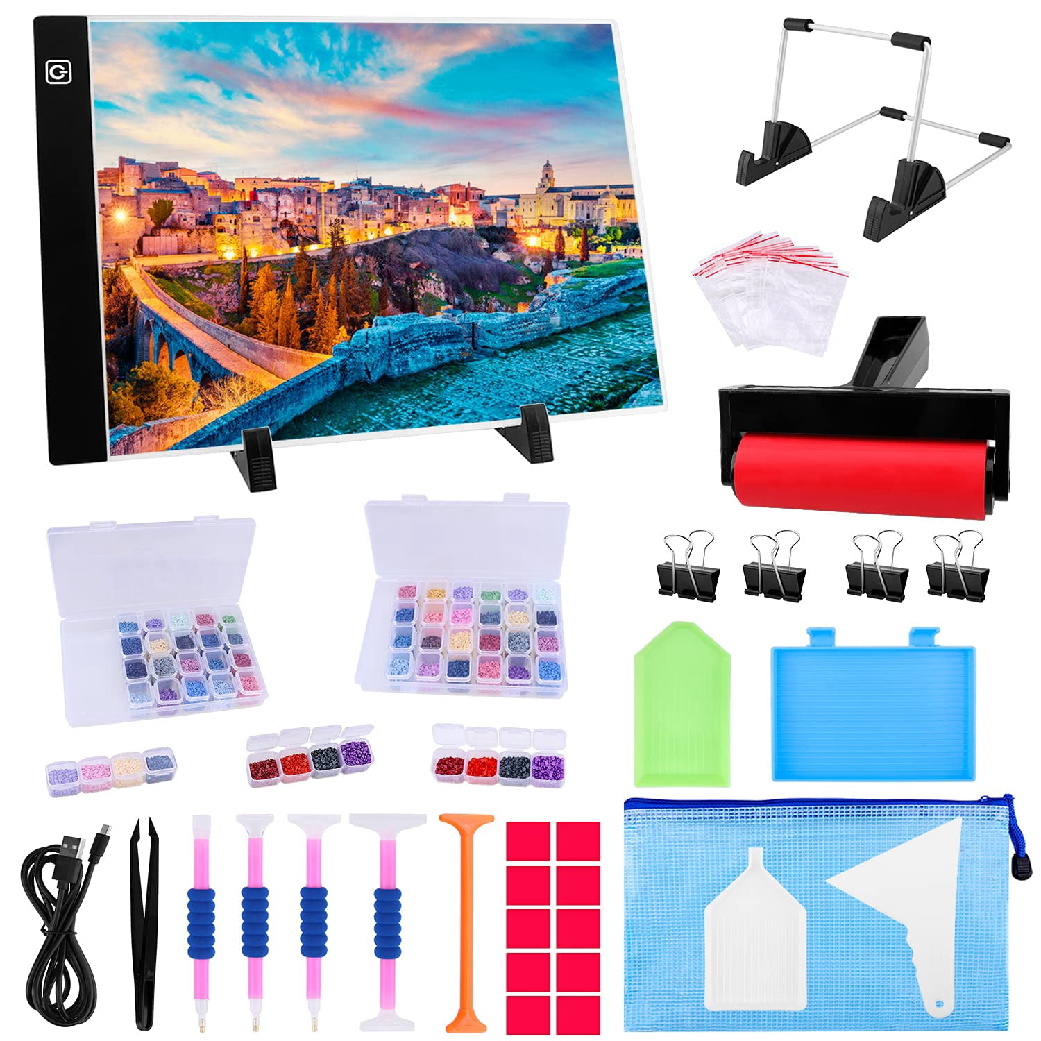 01-A4 Light Pad Kit Art & Craft Tracing & Drawing Supplies