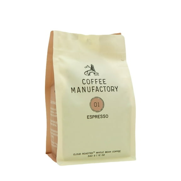 01 ESPRESSO - Roasted by Coffee Manufactory - Freshly Ground Coffee - 12 Ounce Bag