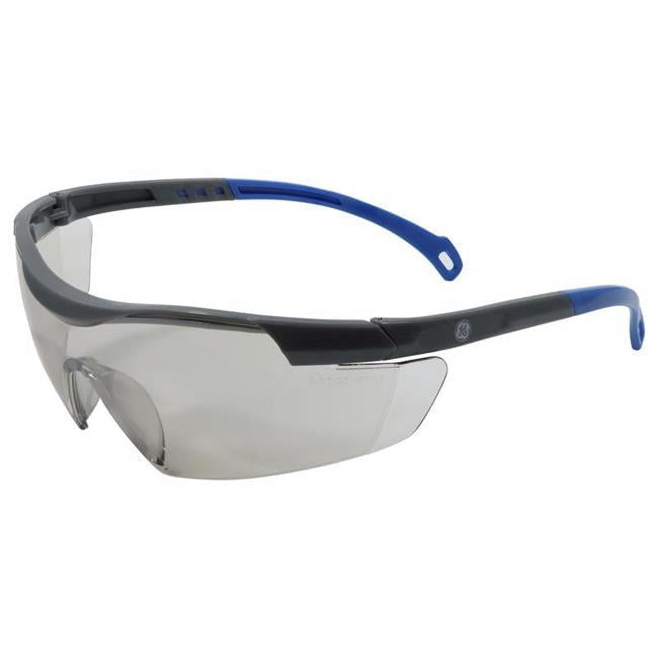 01 Series Anti-Fog Impact-Resistant Safety Glasses - Indoor & Outdoor Mirror Lens Blue