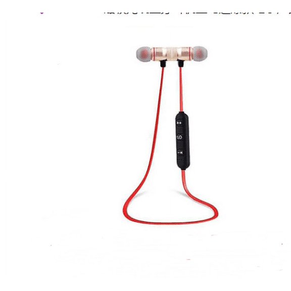 01 magnetic wireless Bluetooth headset Amazon explosion models electronic stereo headset sports Bluetooth headset