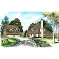 thumbnail image 1 of 010-333: European 3 Bed, 4 Bath Luxury Home Plan, 2840 Sq Ft: Full Blueprints with License to Build by Home Plan Marketplace - Lesuto, 1 of 3