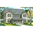 thumbnail image 1 of 010-336: Country Traditional 3 Bed, 2 Bath Luxury Home Plan, 2795 Sq Ft: Full Blueprints with License to Build by Home Plan Marketplace - Lesuto, 1 of 3