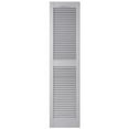 010140060030 15 x 60 in. Paintable Vinyl Louvered Shutter Pair