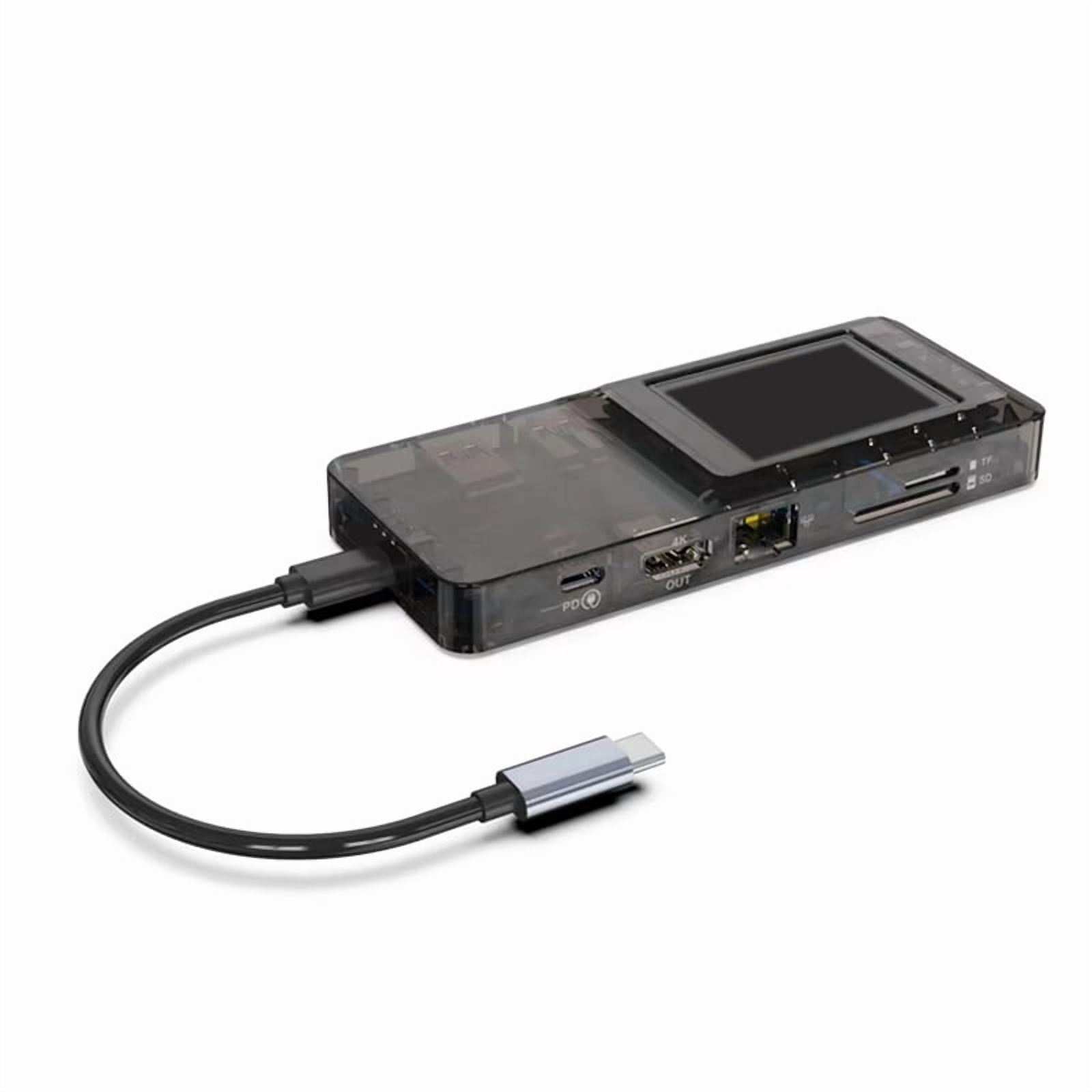 0108-D Typec L Stream Dec Visual Docking Station Network Port Docking Station Custom Button with Console