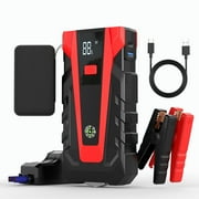 011 Car Battery Jump Starter,4000A 12V Jump Starter Battery Pack up to 10.0L Gasoline and 8.0L Diesel Engine, Portable Jump Box with 3 Modes Flashlight and Jumper Cable Black