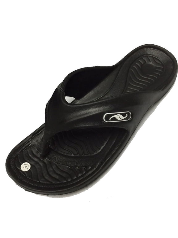 0121 Men's Rubber Sandal Slipper Comfortable Shower Beach Shoe Slip On Flip Flop