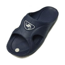 0122 Men's Rubber  Sandal Slipper Comfortable Shower Beach Shoe Slip On Flip Flop