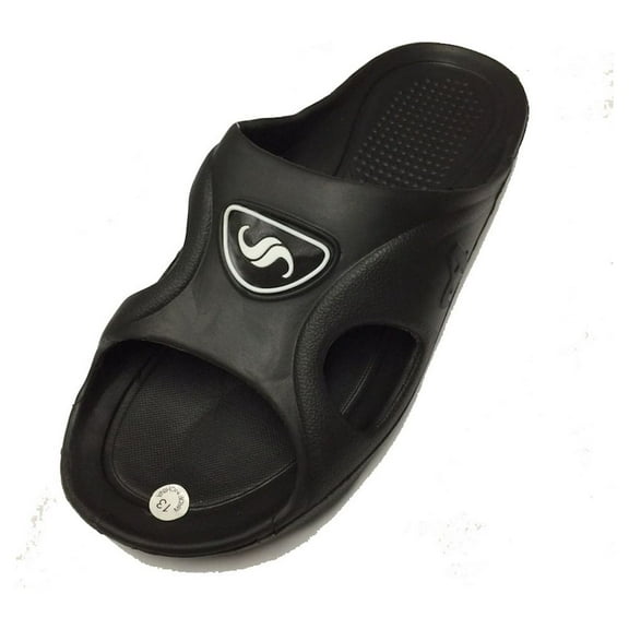 0122 Men's Rubber  Sandal Slipper Comfortable Shower Beach Shoe Slip On Flip Flop