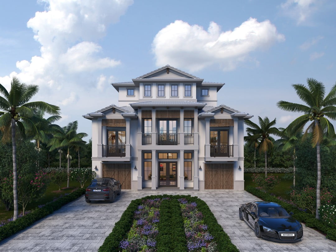 013-3741: Contemporary Luxury 5 Bed, 7 Bath Luxury Home Plan, 3741 Sq ...