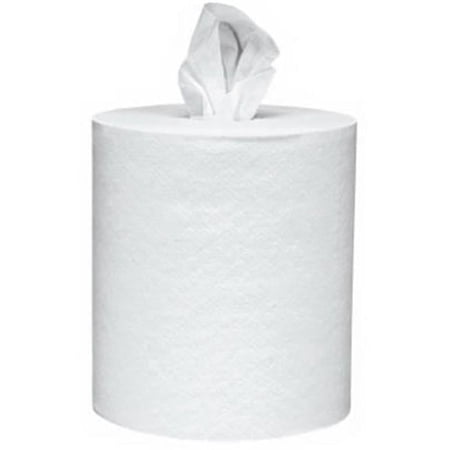 01320 White Center Flow Hand Towel - 250 Count, Pack 4