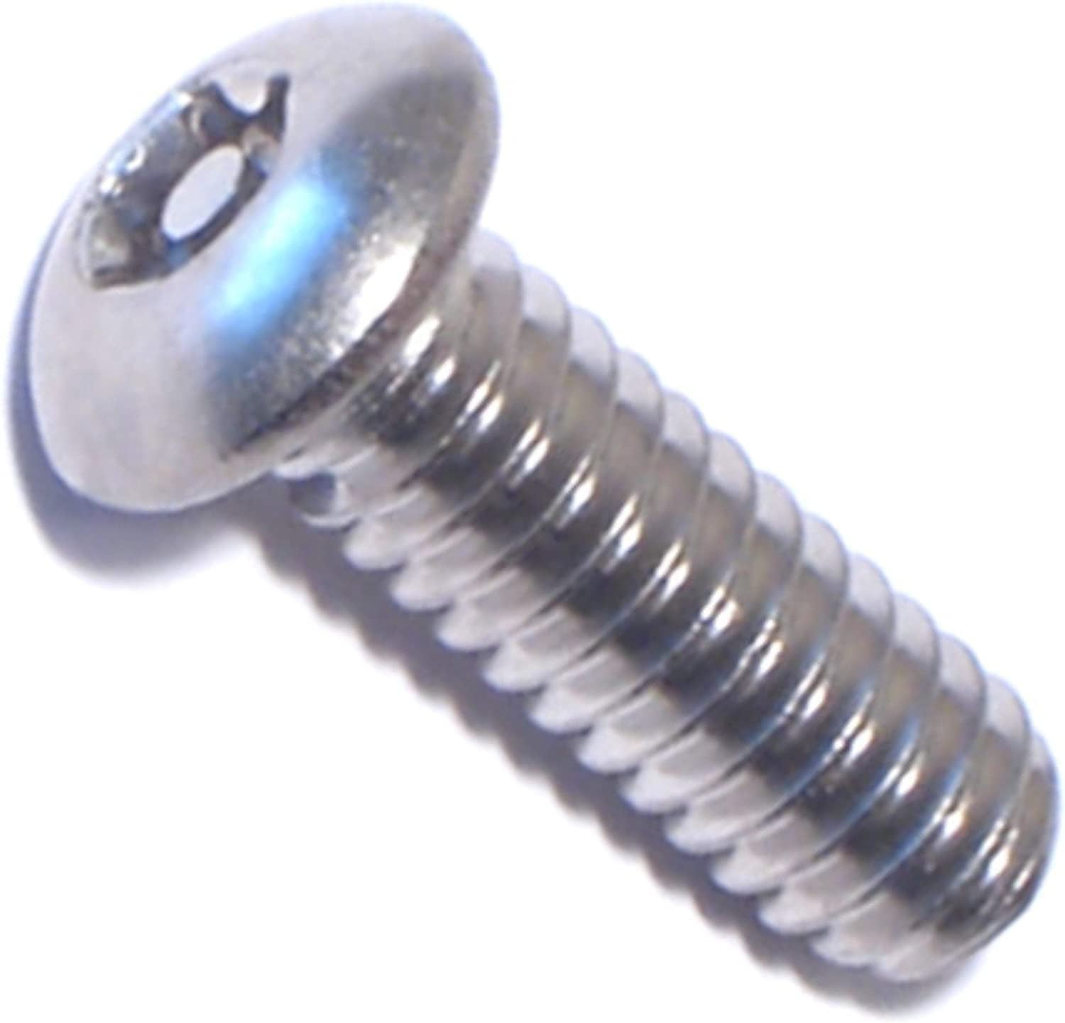 100 Pcs Star Drive Pan Head Machine Screws, 1/4-20 X 1-1/4, 18-8 Stainless Steel, T-30 Torx