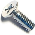 014973289072 Flat Machine Screws, 1/420 x 3/4, Piece75, zinc