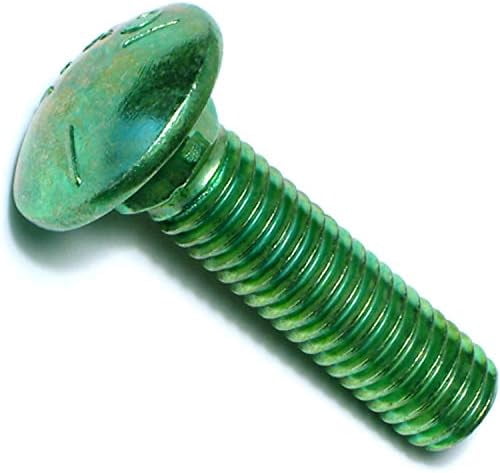 Grade 5 Plain Plow Bolts 7/16-14 X 1-3/4 Inch - Pack Of 8, Heavy Duty Steel Fasteners