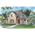 thumbnail image 1 of 015-1251: Luxury Narrow lot 3 Bed, 3 Bath Luxury Home Plan, 2148 Sq Ft: Full Blueprints with License to Build by Home Plan Marketplace - Lesuto, 1 of 8