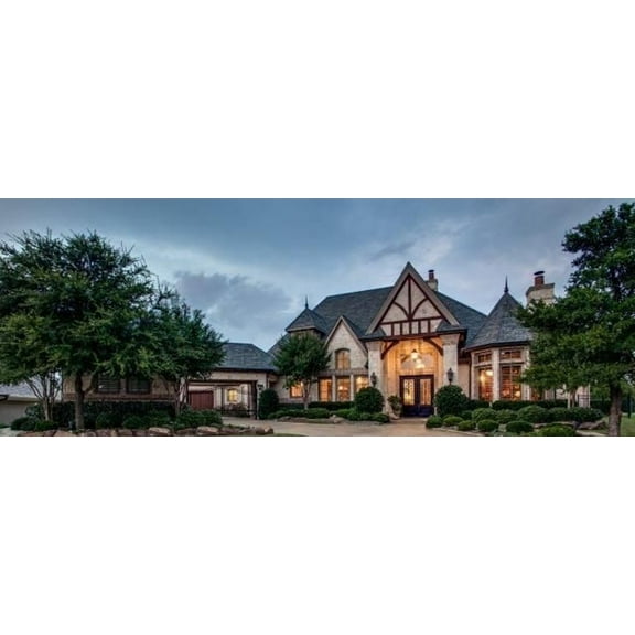 015-4861: Traditional English cottage 4 Bed, 6 Bath Luxury Home Plan, 4957 Sq Ft: Full Blueprints with License to Build by Home Plan Marketplace - Lesuto