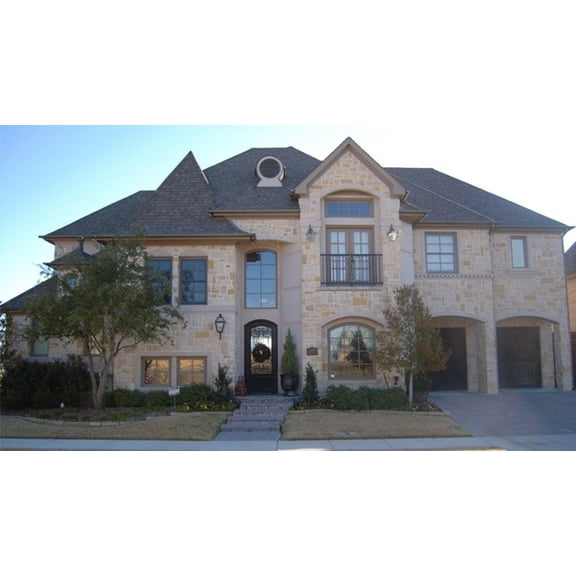 015-795: Castle Narrow lot 4 Bed, 4 Bath Luxury Home Plan, 4075 Sq Ft: Full Blueprints with License to Build by Home Plan Marketplace - Lesuto