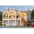 thumbnail image 1 of 015-9297: Beach & coastal Luxury 3 Bed, 3 Bath Luxury Home Plan, 2159 Sq Ft: Full Blueprints with License to Build by Home Plan Marketplace - Lesuto, 1 of 7