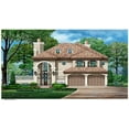 thumbnail image 1 of 015-9306: Castle French country 3 Bed, 4 Bath Luxury Home Plan, 4098 Sq Ft: Full Blueprints with License to Build by Home Plan Marketplace - Lesuto, 1 of 7