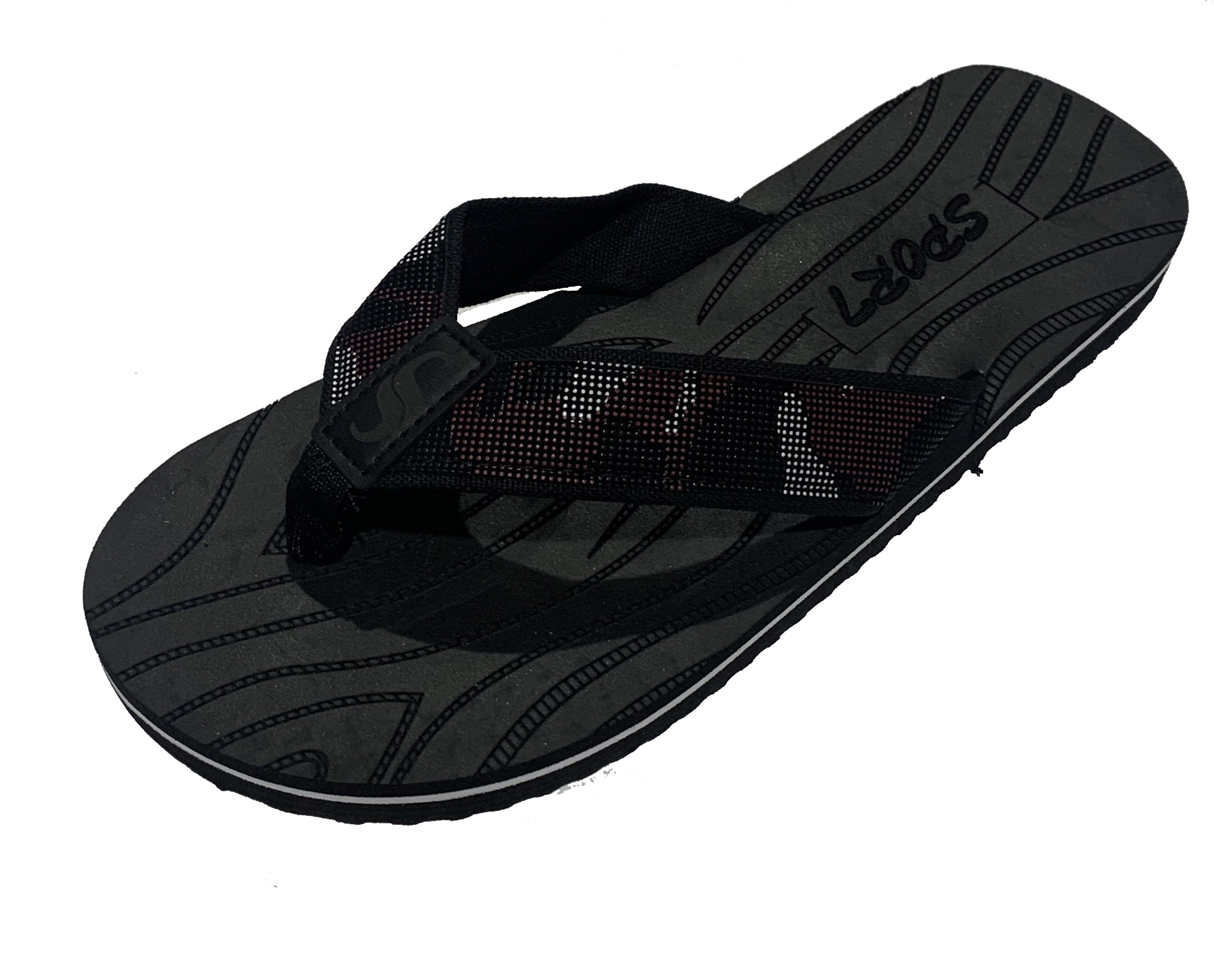 0155 Men's Sandal Slipper Comfortable Shower Beach Shoe Slip On Flip ...