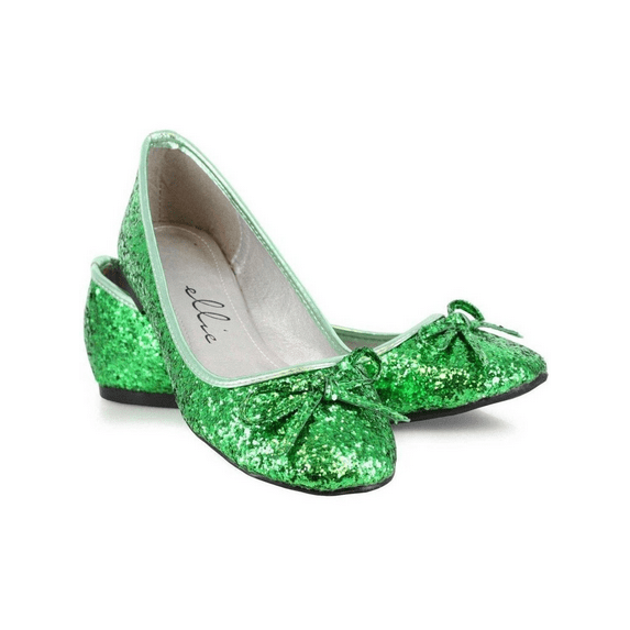 016- MILA-G, Women's Glitter Flats With Bow