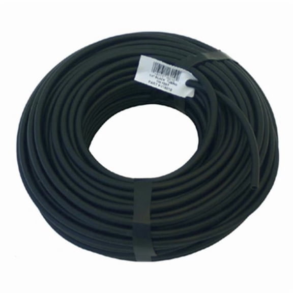 016005P 0.25 x 50 in. Black Poly Tubing